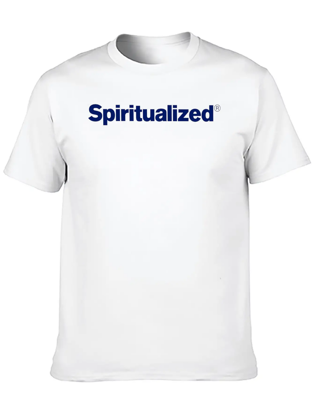 SPIRITUALIZED LOGO Essential Cotton Tee For Daily Outfits – Unisex Style