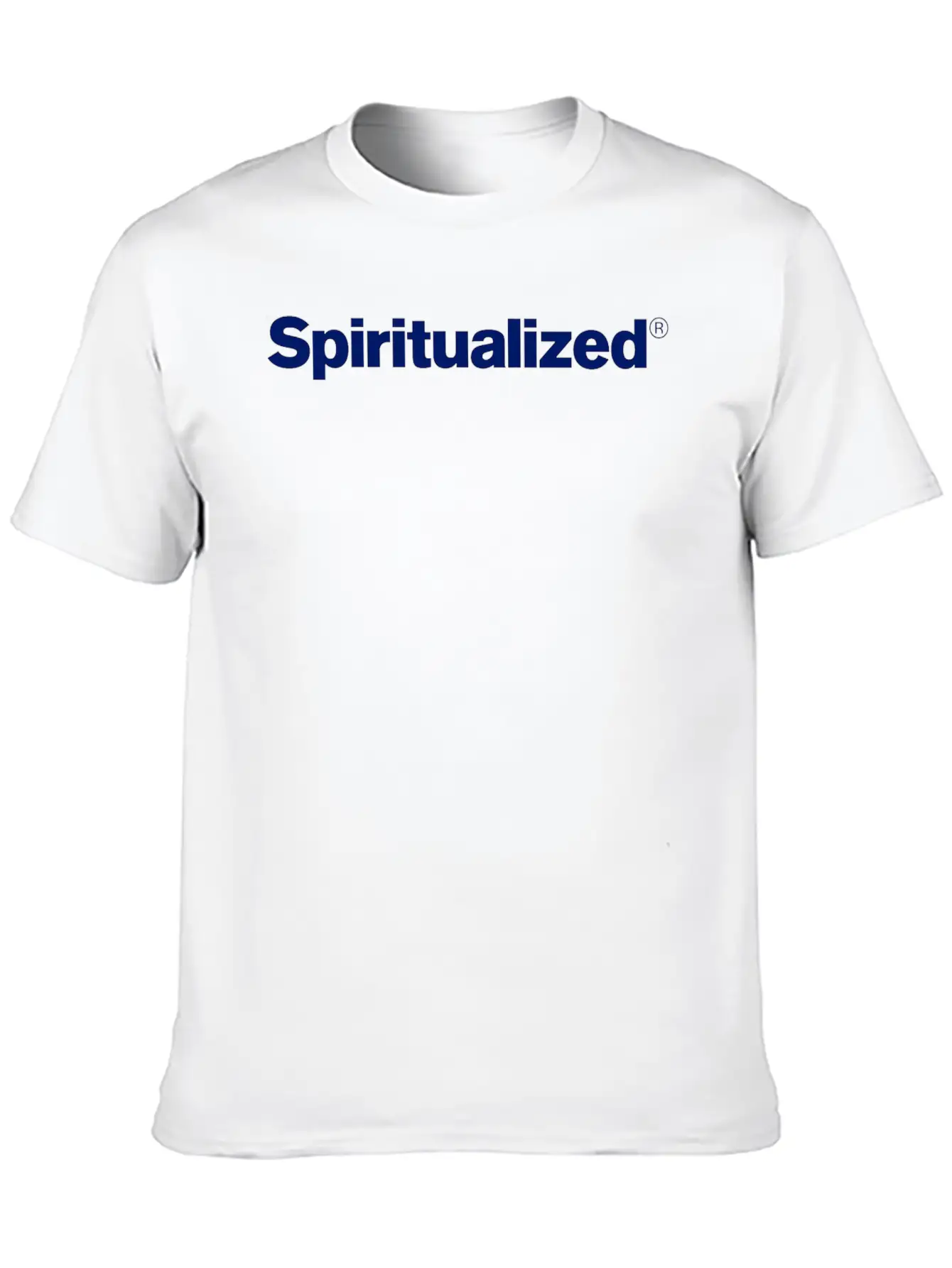SPIRITUALIZED LOGO Essential Cotton Tee For Daily Outfits – Unisex Style