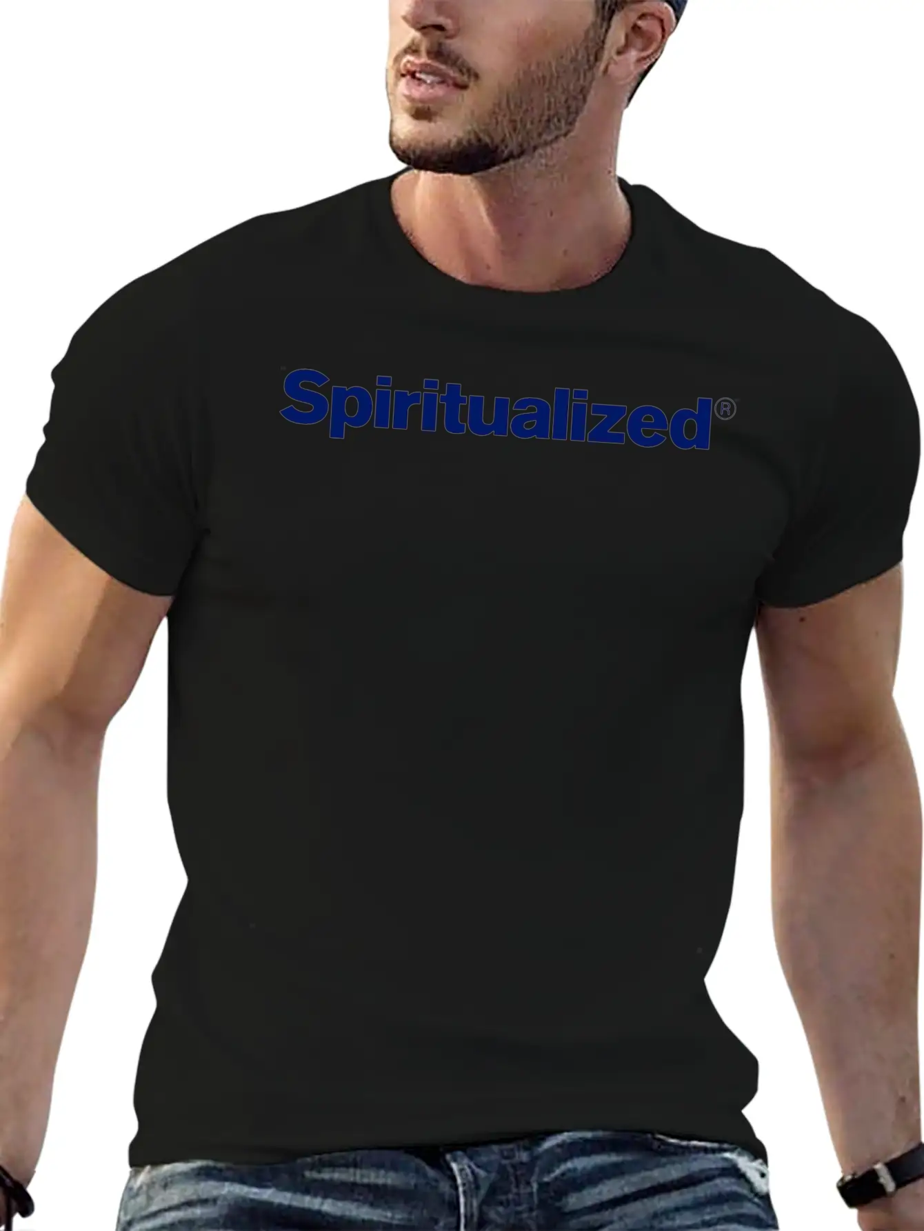 SPIRITUALIZED LOGO Essential Cotton Tee For Daily Outfits – Unisex Style