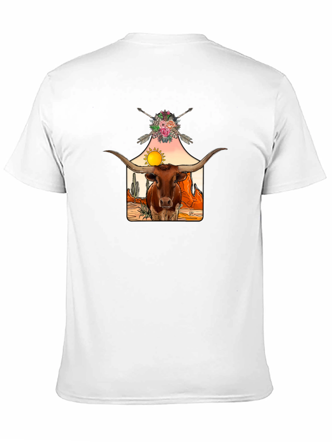 Longhorn Steer Graphic Tee