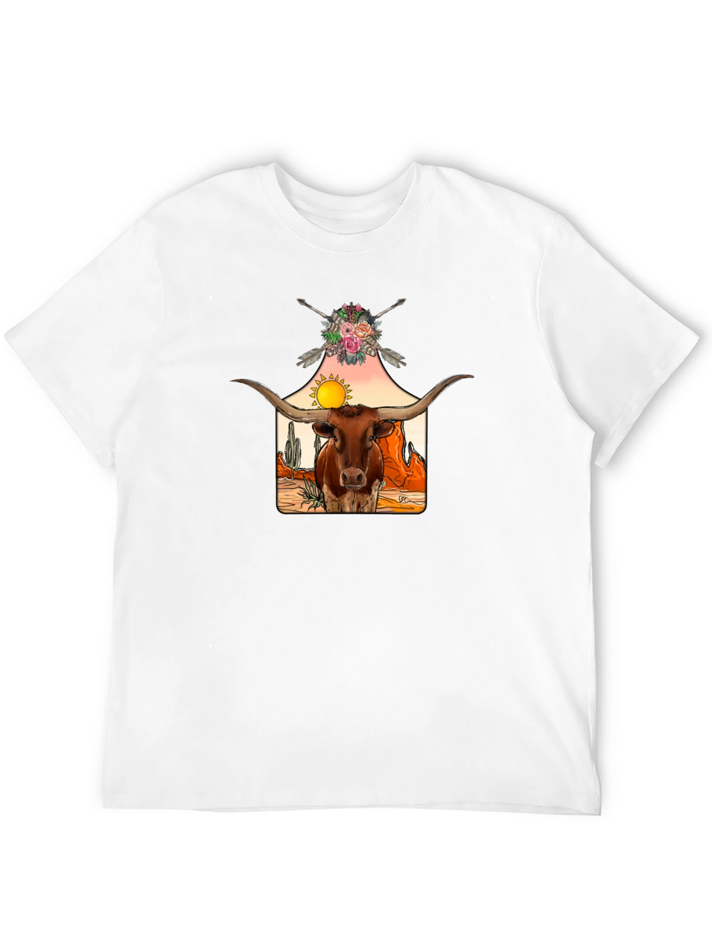 Longhorn Steer Graphic Tee