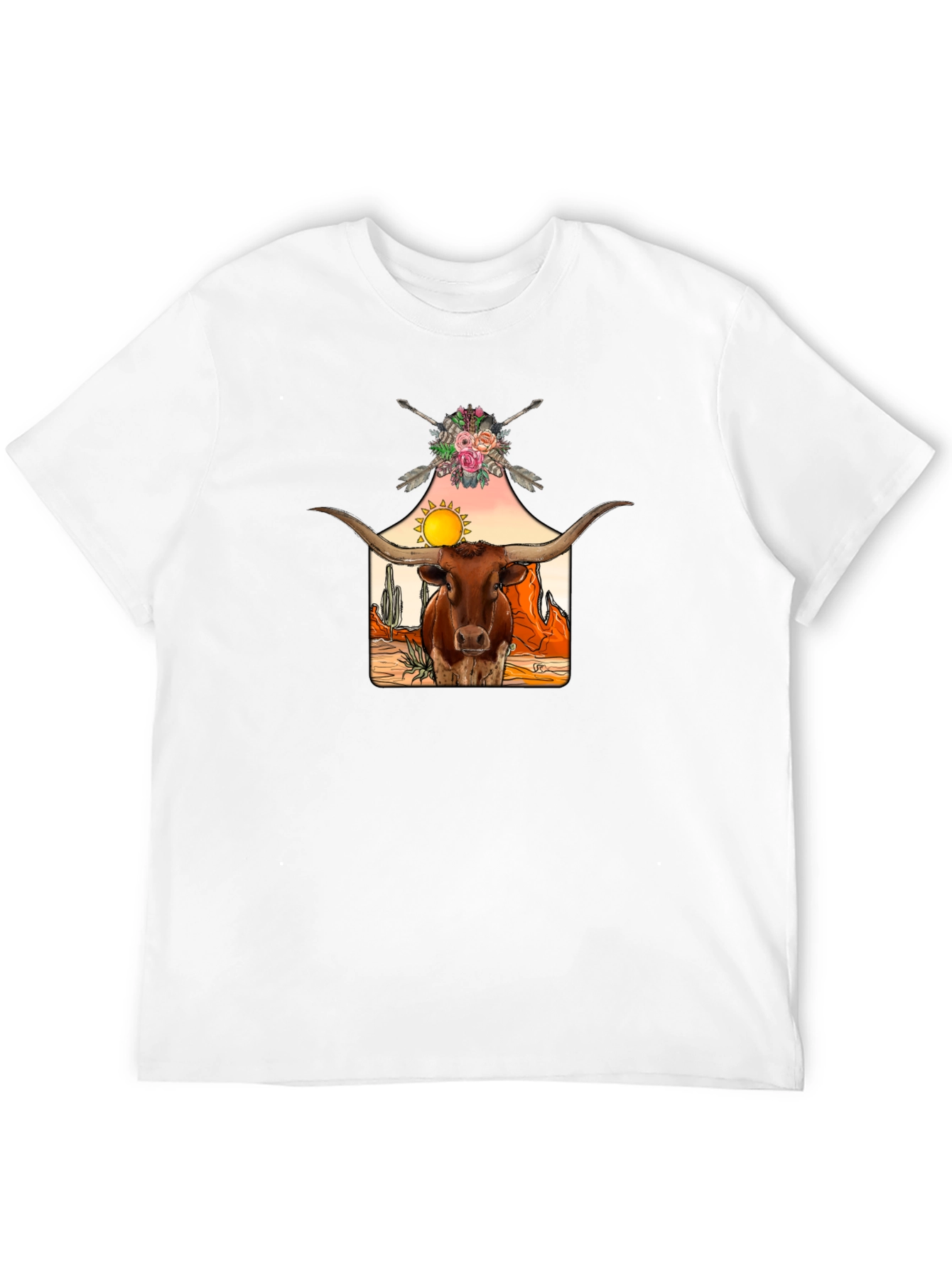 Longhorn Steer Graphic Tee