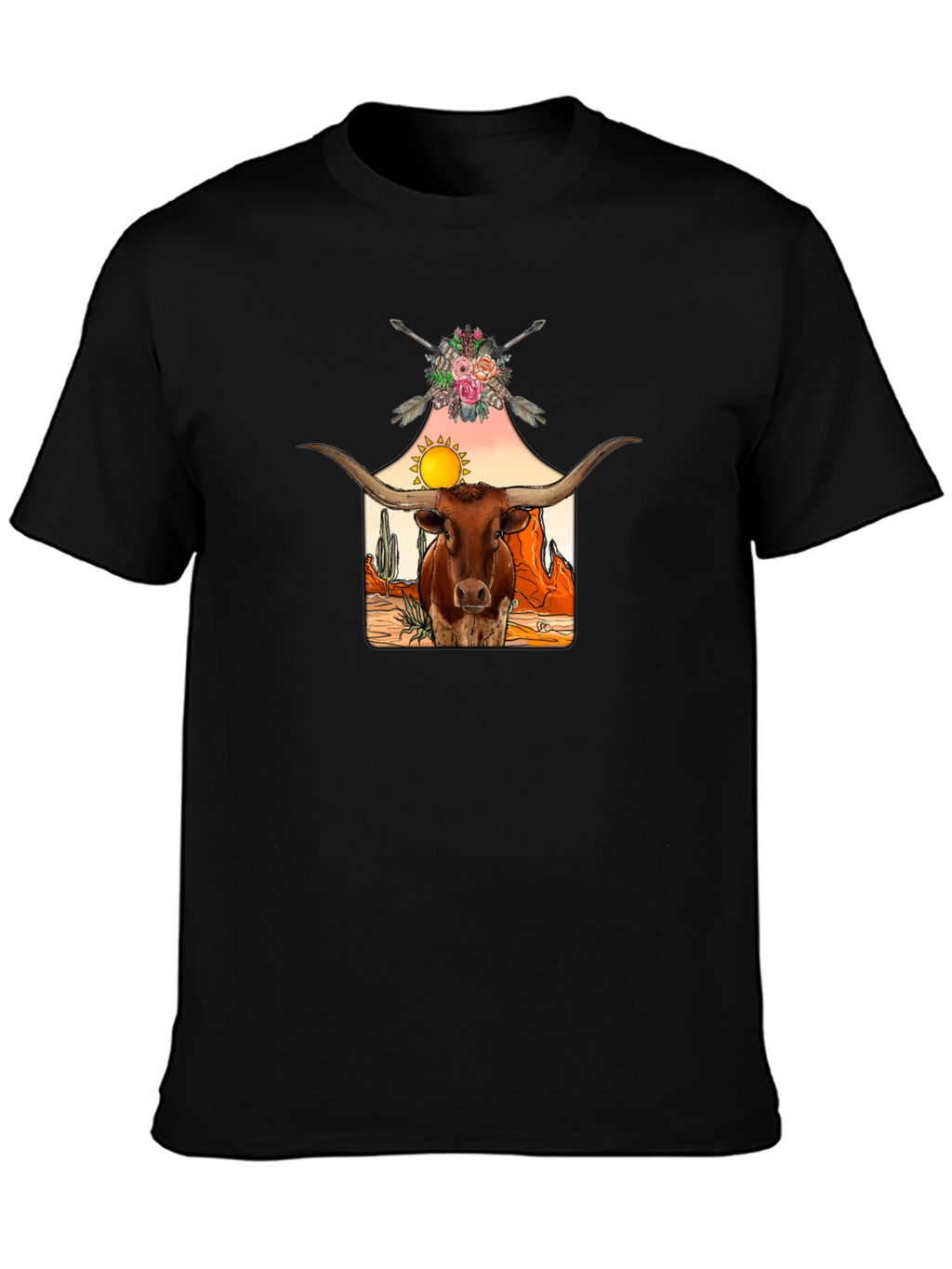 Longhorn Steer Graphic Tee