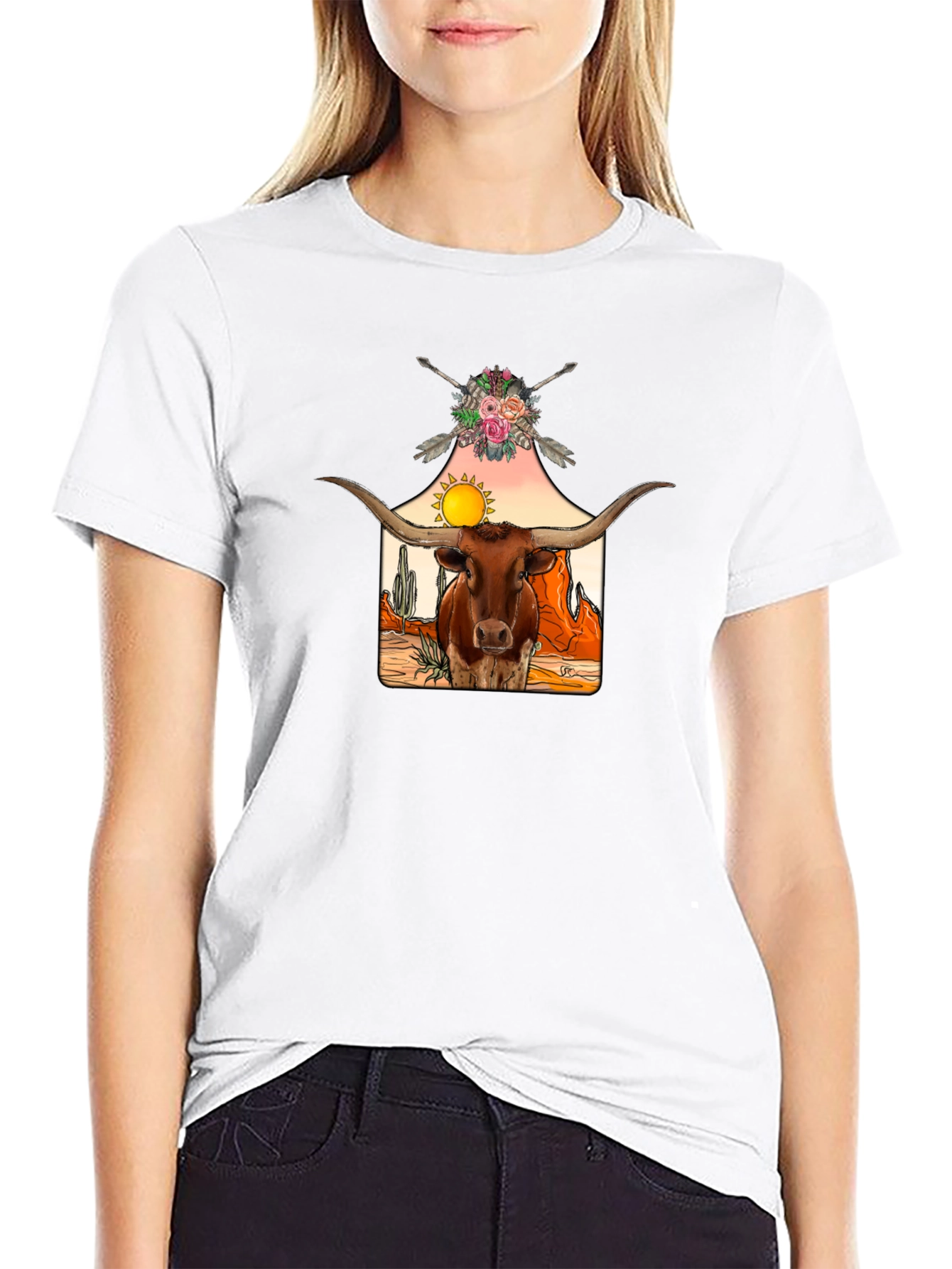 Longhorn Steer Graphic Tee