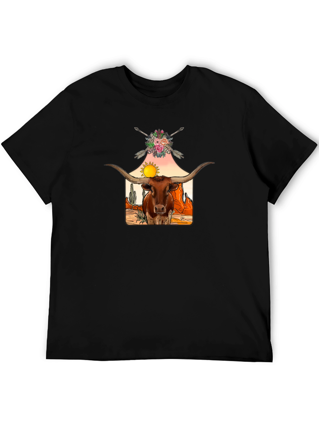 Longhorn Steer Graphic Tee