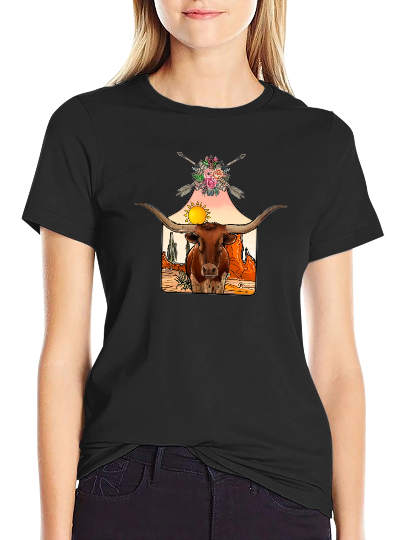 Longhorn Steer Graphic Tee