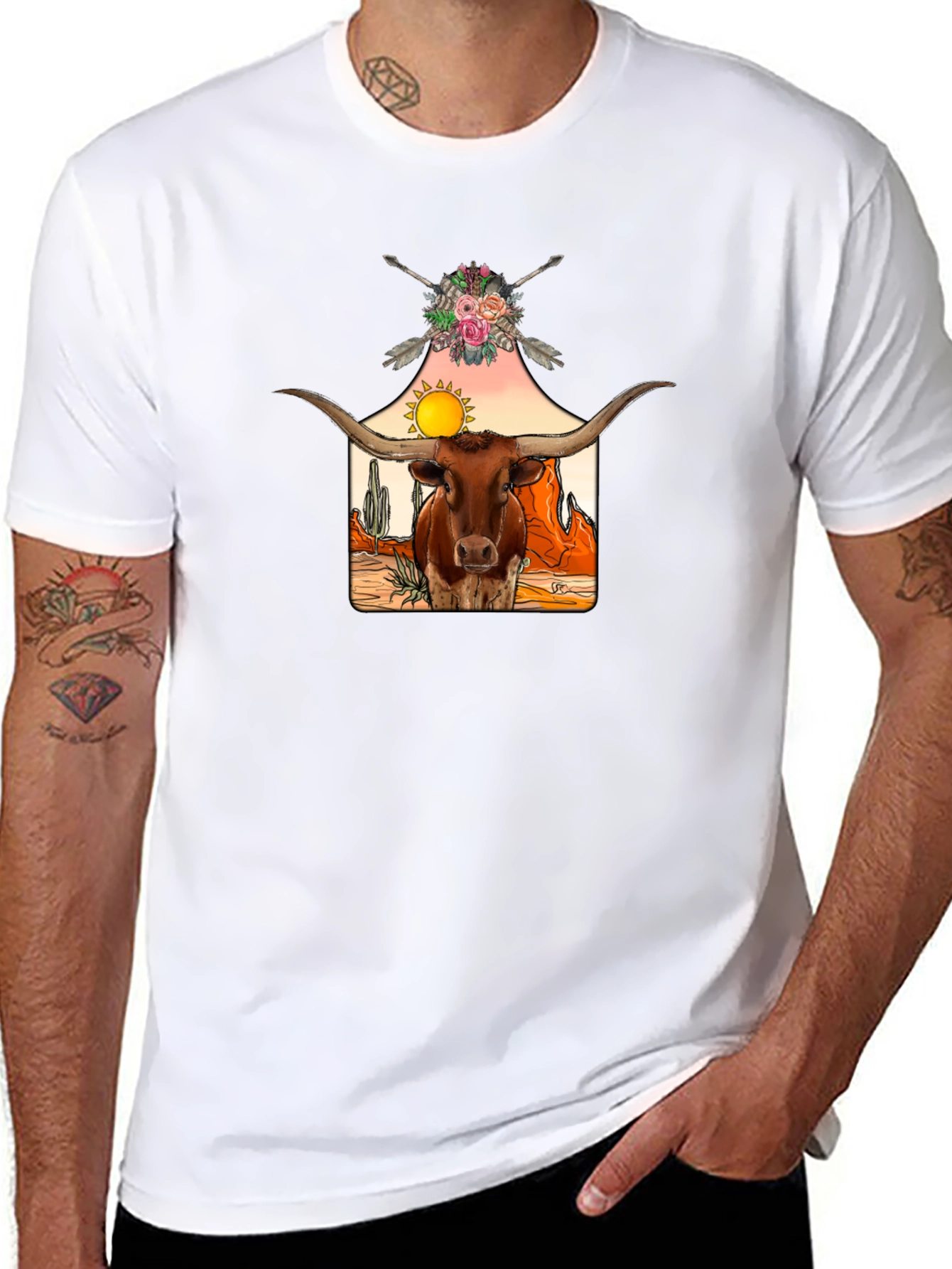 Longhorn Steer Graphic Tee