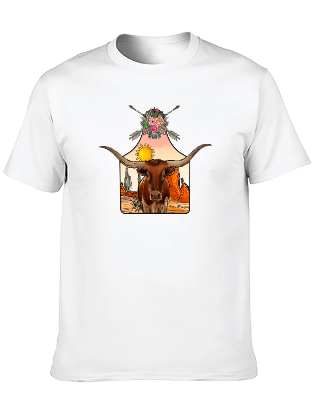 Longhorn Steer Graphic Tee