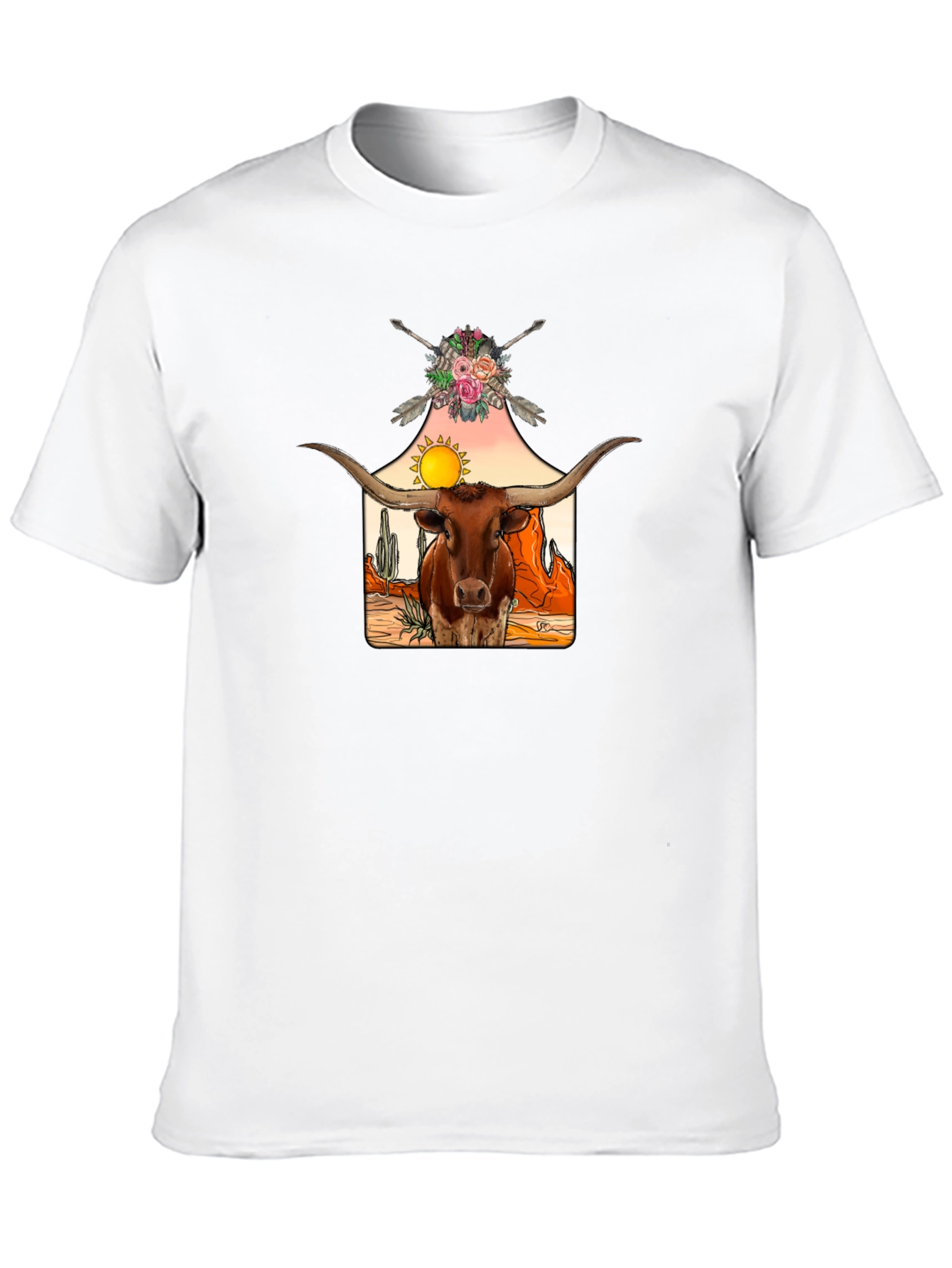 Longhorn Steer Graphic Tee