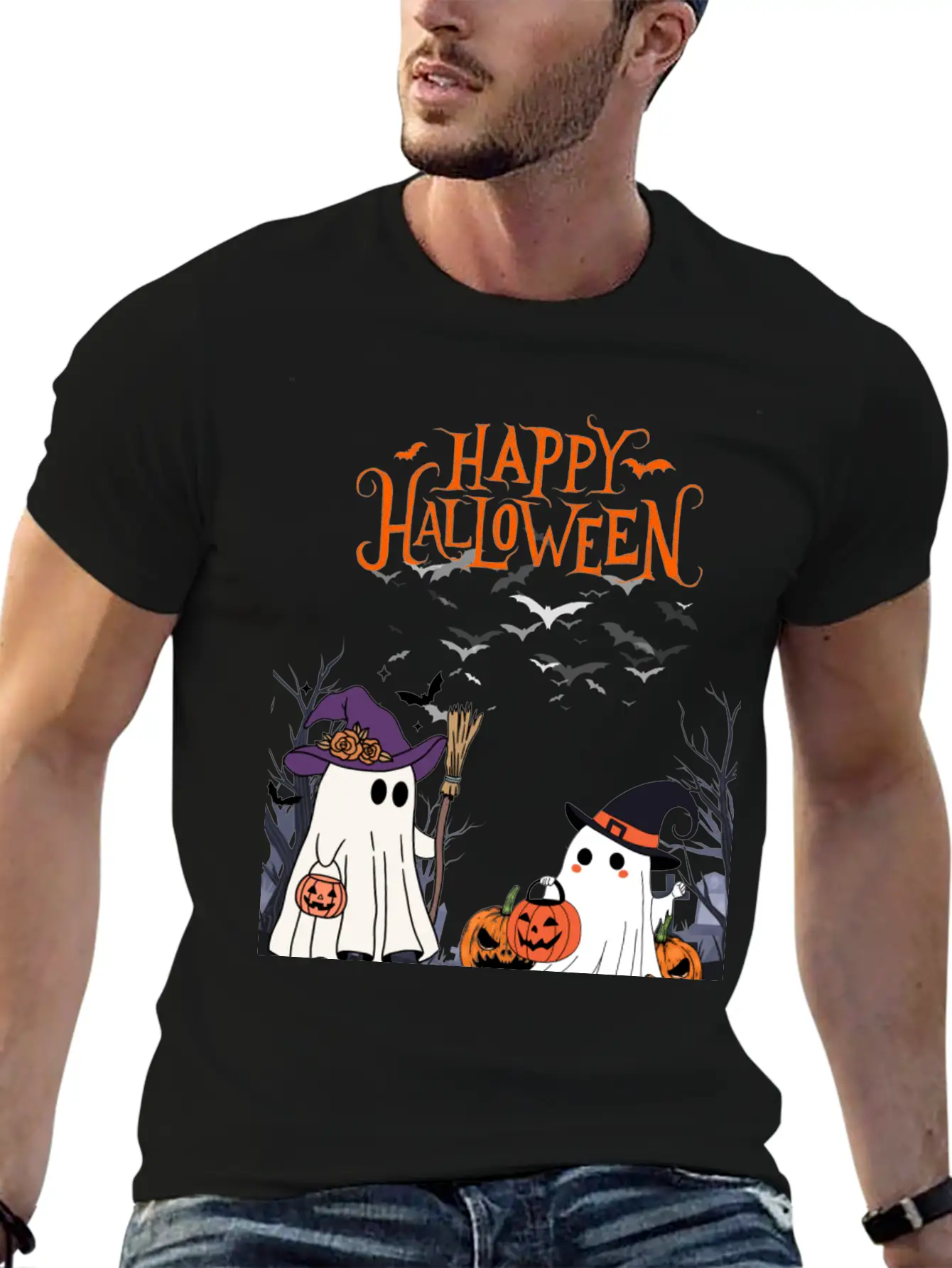 SPOOKY SEASON Stylish Everyday T-Shirt – Unisex Basic Cotton Tee