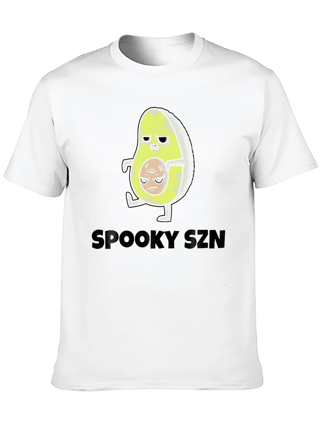 Spooky Szn Shirt Scary Avocado Keto Szn Diet Basic Graphic T-Shirt – Daily Comfort In Soft Cotton