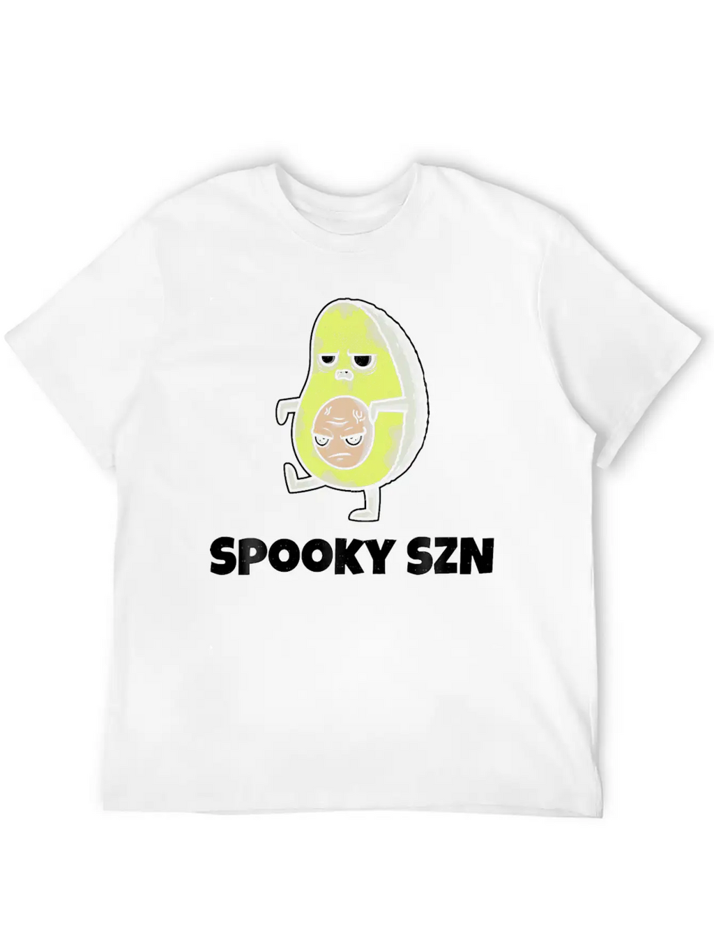Spooky Szn Shirt Scary Avocado Keto Szn Diet Basic Graphic T-Shirt – Daily Comfort In Soft Cotton