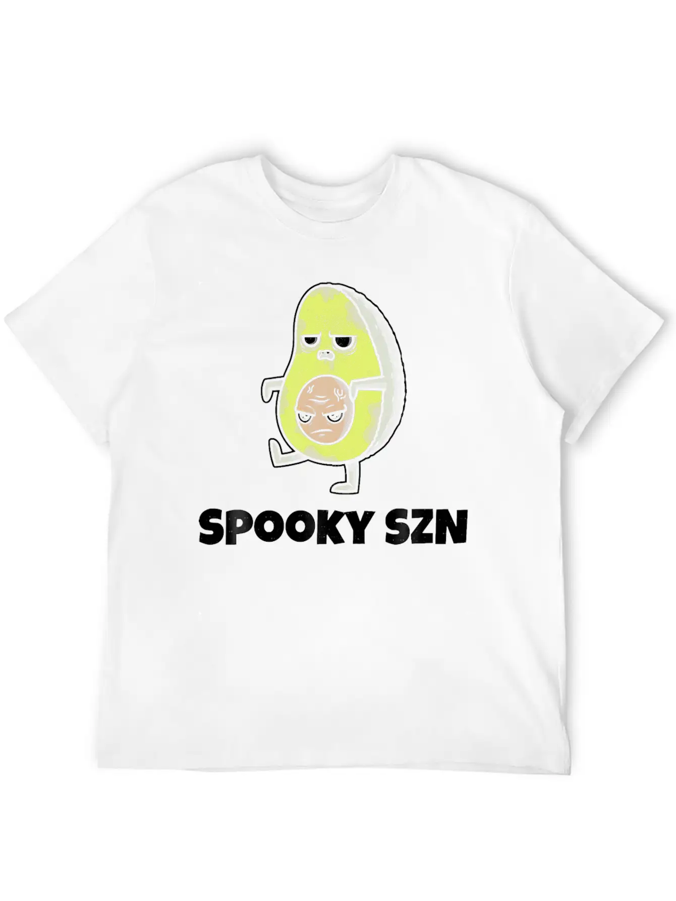 Spooky Szn Shirt Scary Avocado Keto Szn Diet Basic Graphic T-Shirt – Daily Comfort In Soft Cotton