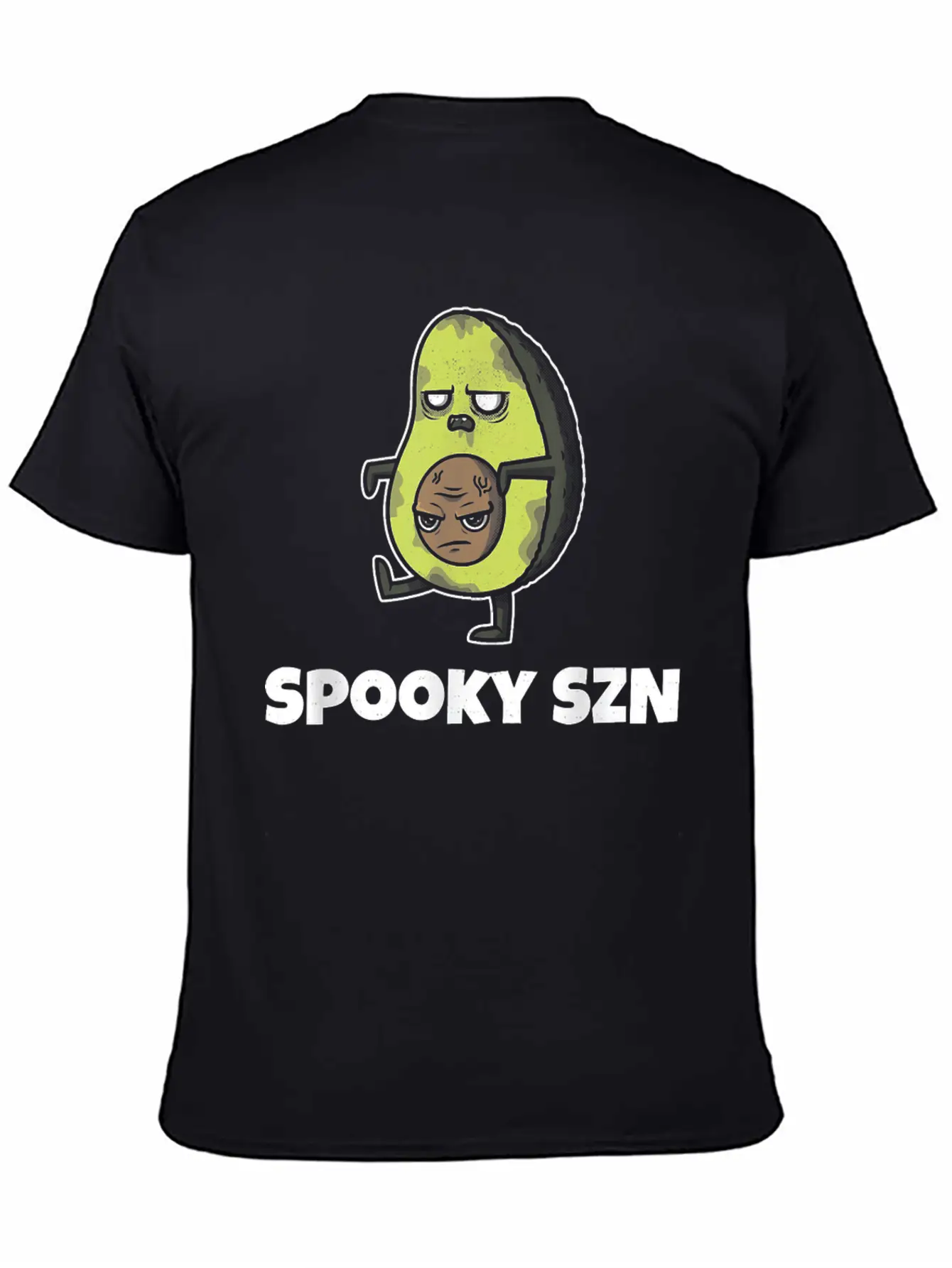 Spooky Szn Shirt Scary Avocado Keto Szn Diet Basic Graphic T-Shirt – Daily Comfort In Soft Cotton
