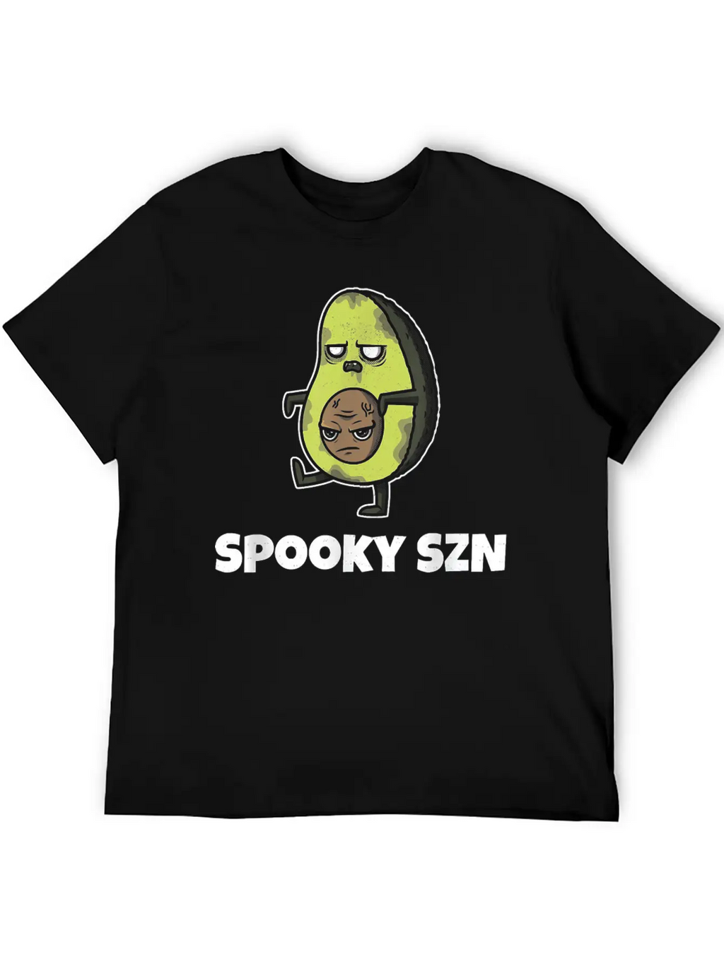 Spooky Szn Shirt Scary Avocado Keto Szn Diet Basic Graphic T-Shirt – Daily Comfort In Soft Cotton