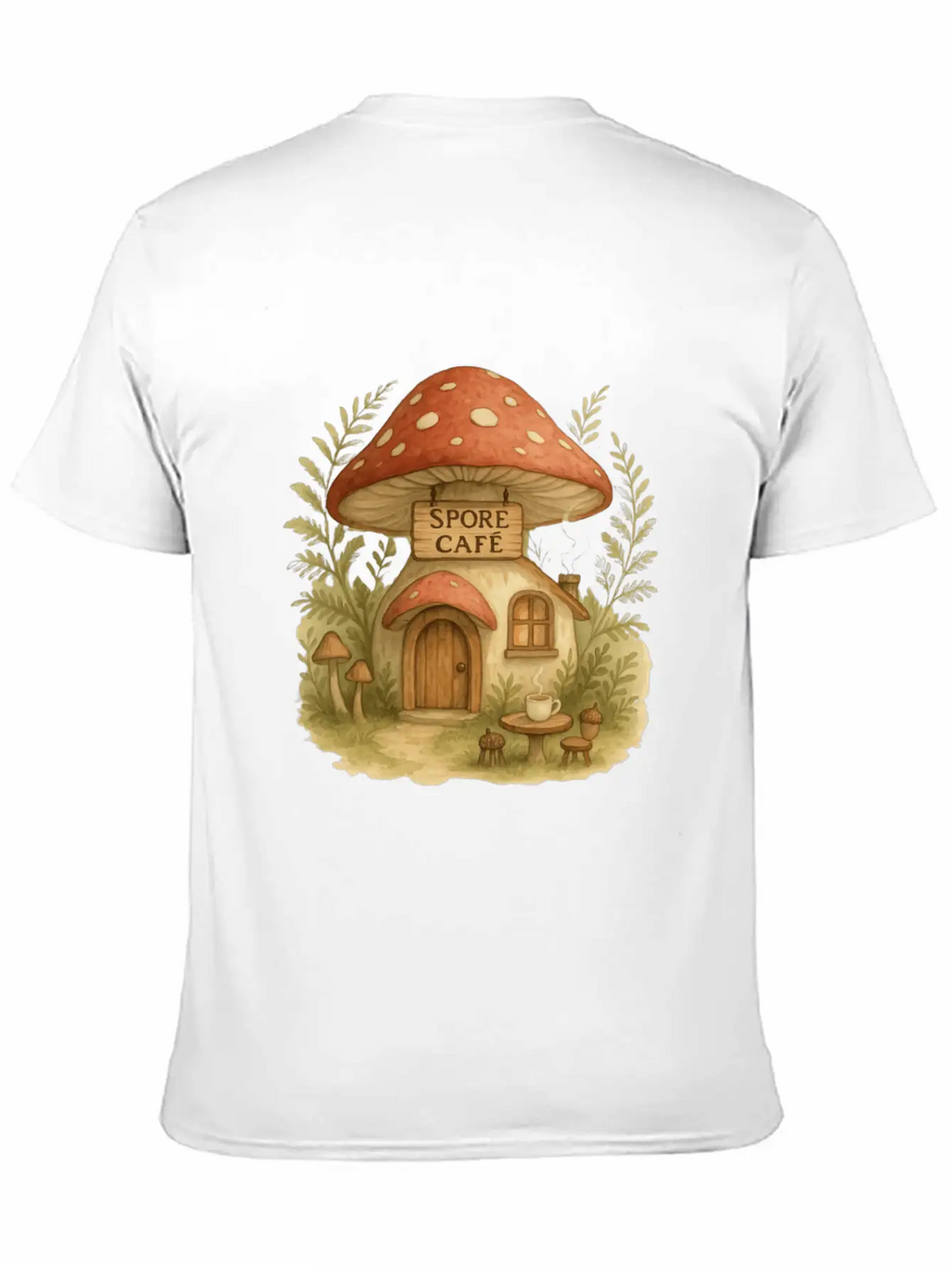 Spore Cafe Timeless Short Sleeve Tee – Comfy And Minimalist Design