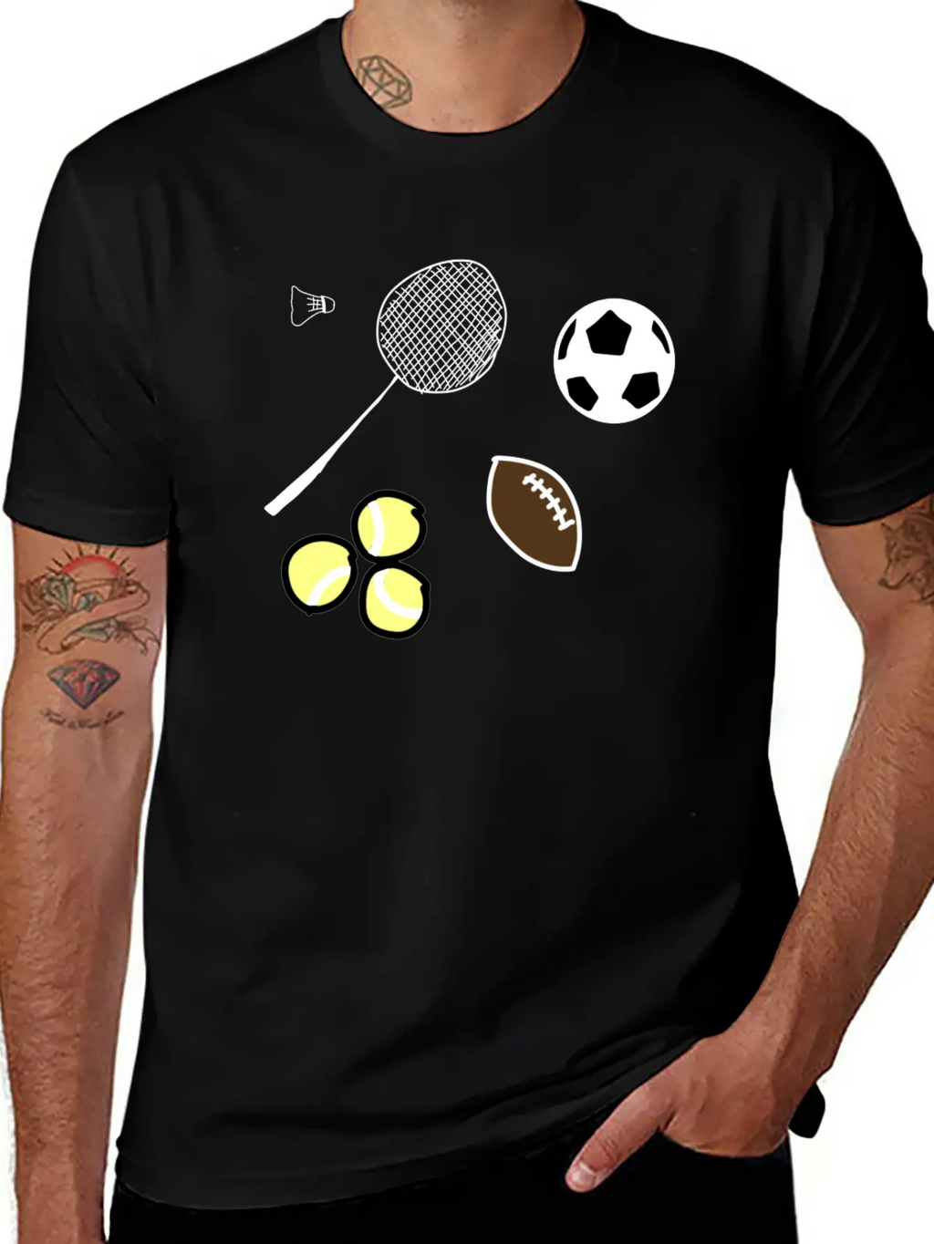 Sport Balls Timeless Short Sleeve Tee – Comfy And Minimalist Design