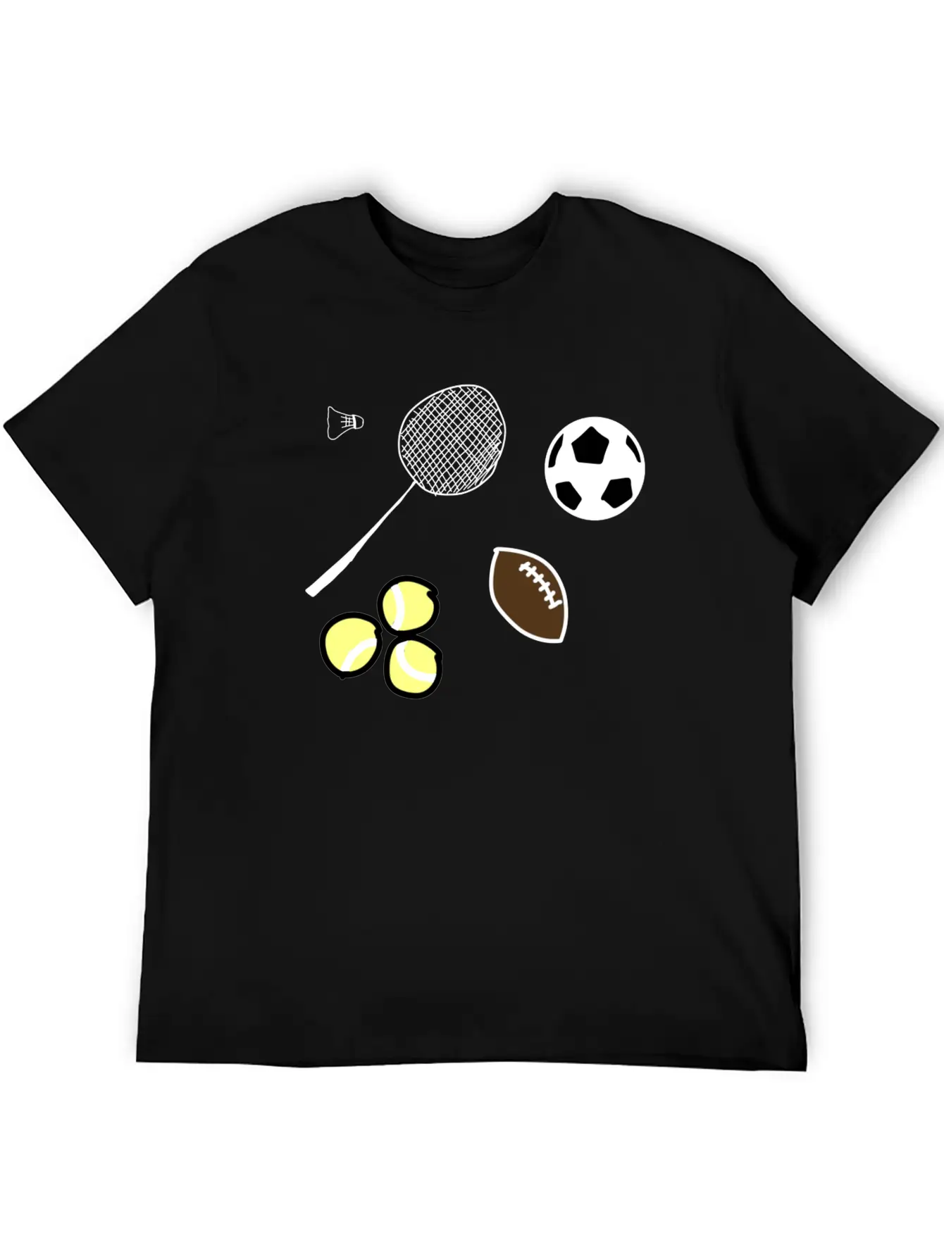 Sport Balls Timeless Short Sleeve Tee – Comfy And Minimalist Design