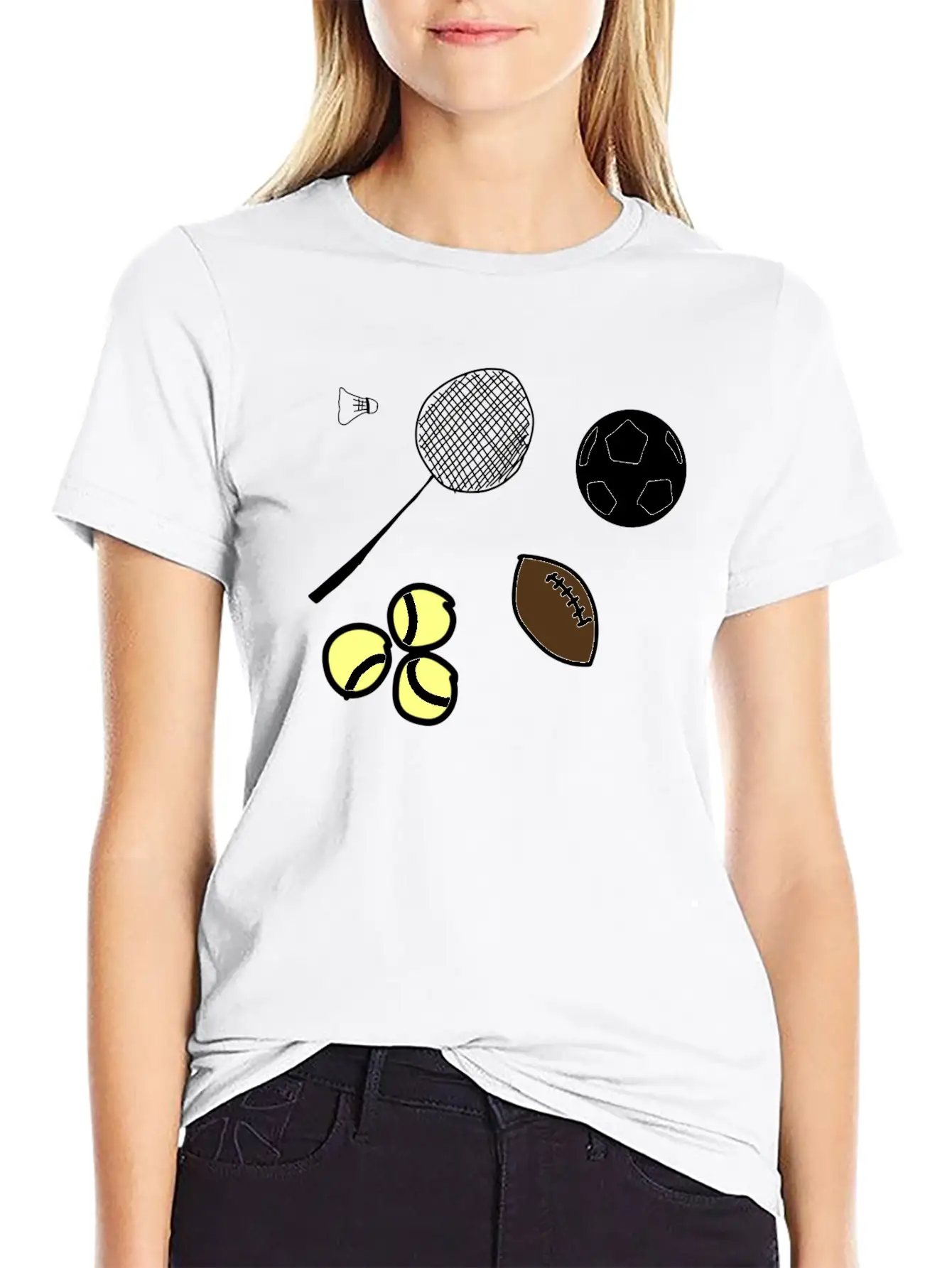 Sport Balls Timeless Short Sleeve Tee – Comfy And Minimalist Design