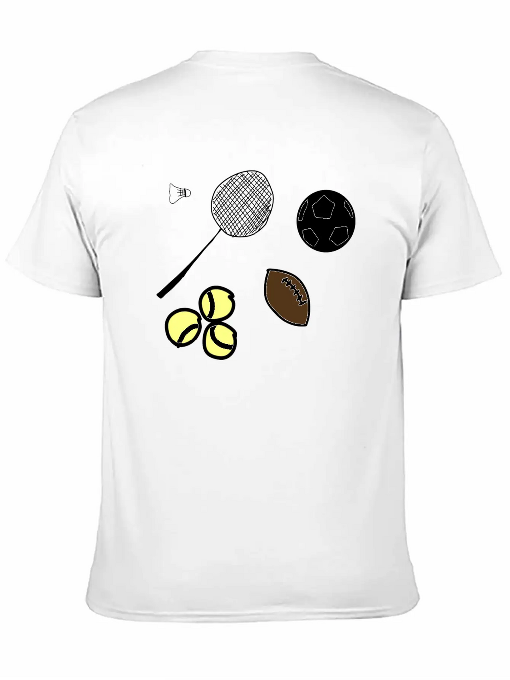 Sport Balls Timeless Short Sleeve Tee – Comfy And Minimalist Design