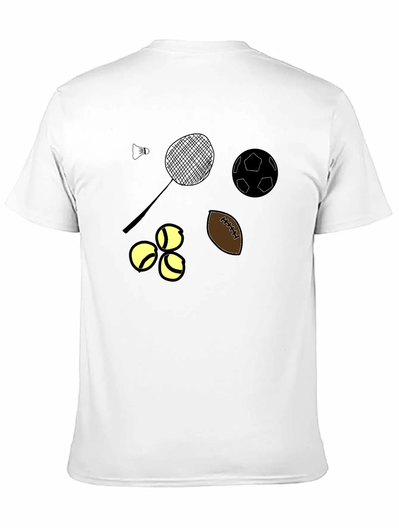 Sport Balls Timeless Short Sleeve Tee – Comfy And Minimalist Design