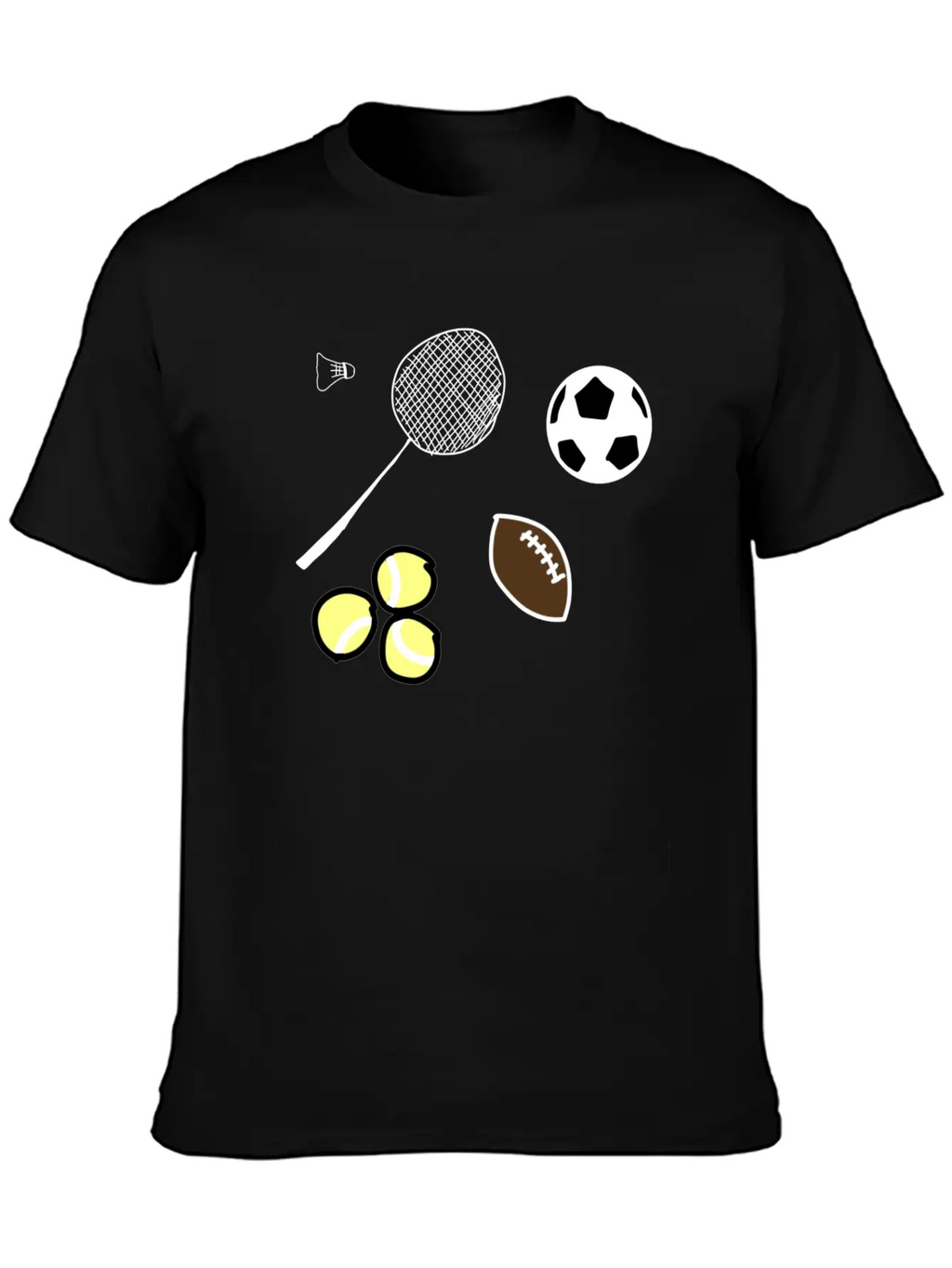 Sport Balls Timeless Short Sleeve Tee – Comfy And Minimalist Design
