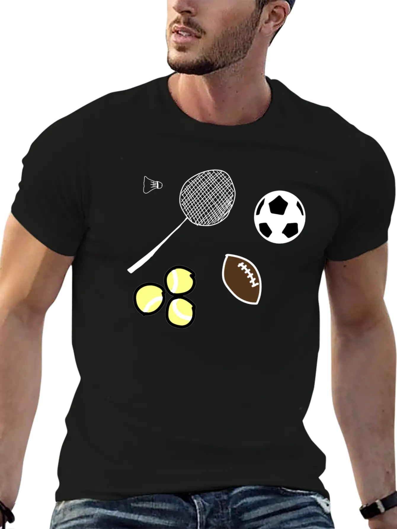 Sport Balls Timeless Short Sleeve Tee – Comfy And Minimalist Design