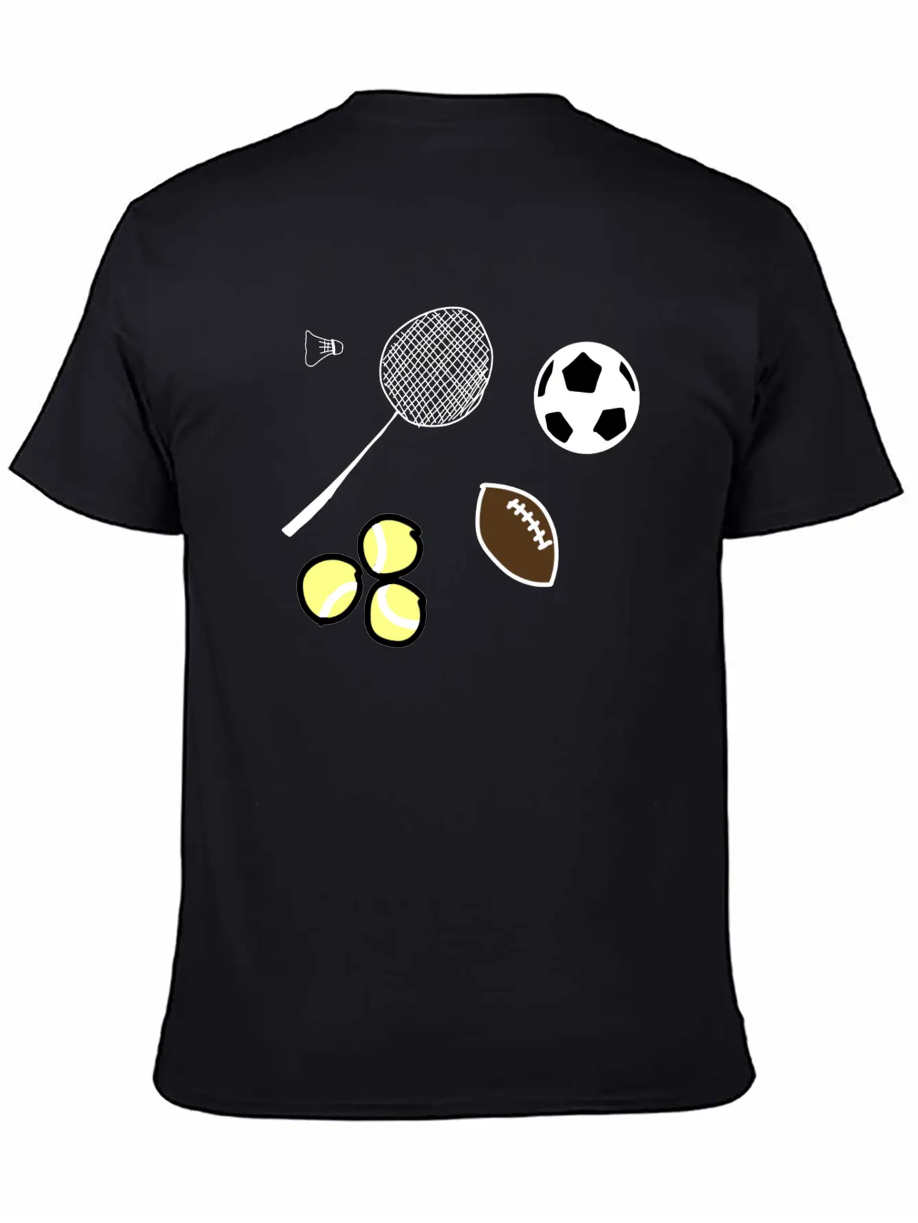 Sport Balls Timeless Short Sleeve Tee – Comfy And Minimalist Design