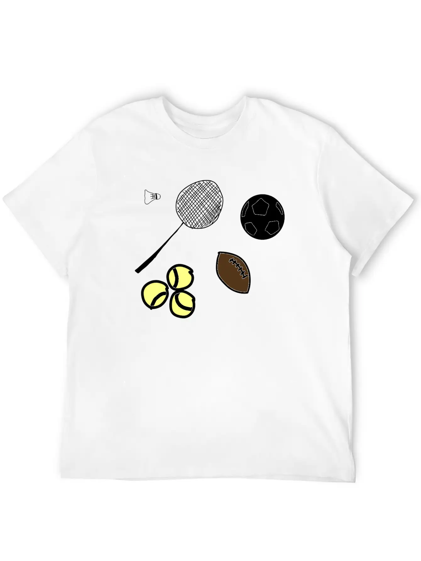 Sport Balls Timeless Short Sleeve Tee – Comfy And Minimalist Design