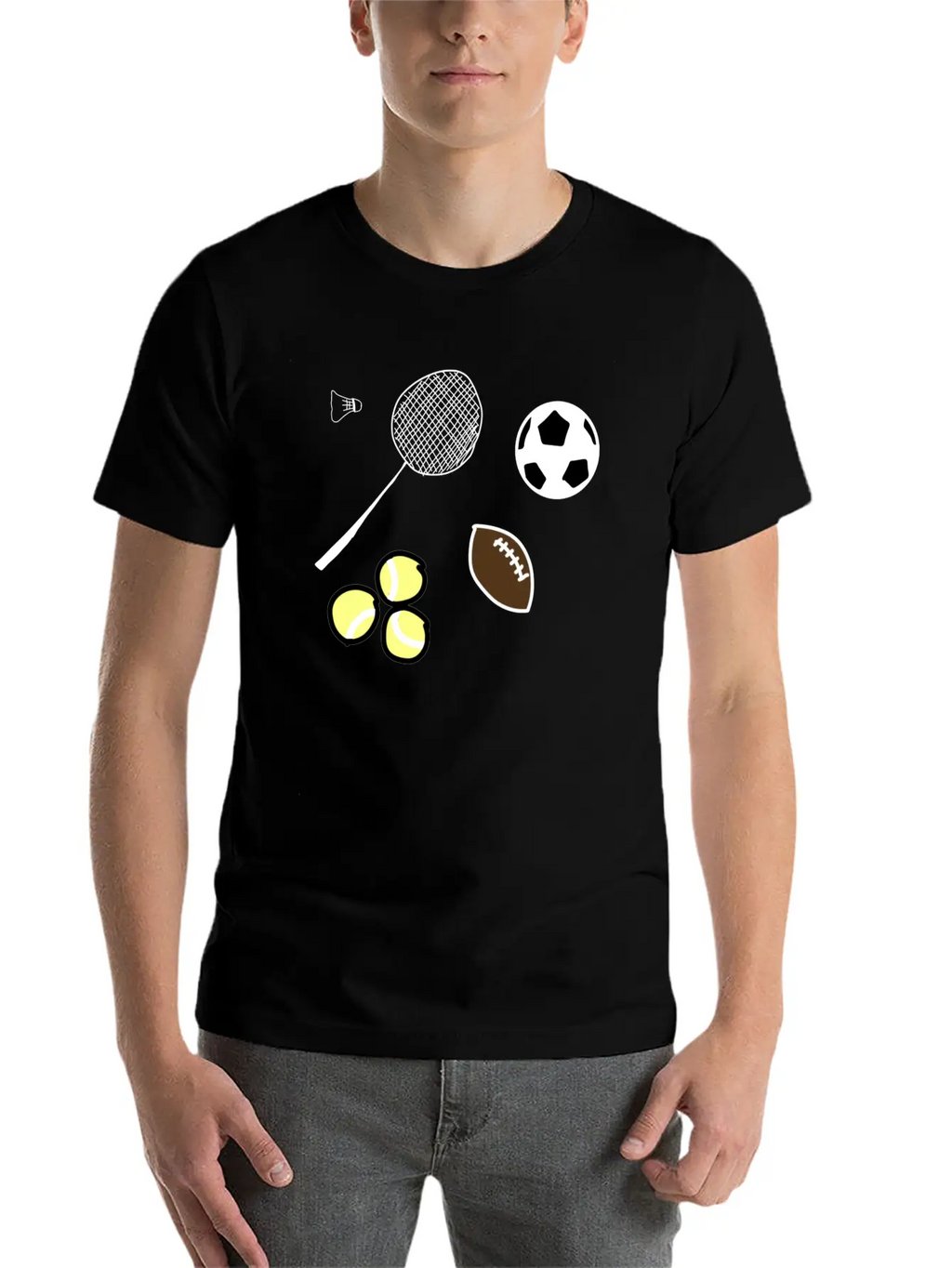 Sport Balls Timeless Short Sleeve Tee – Comfy And Minimalist Design