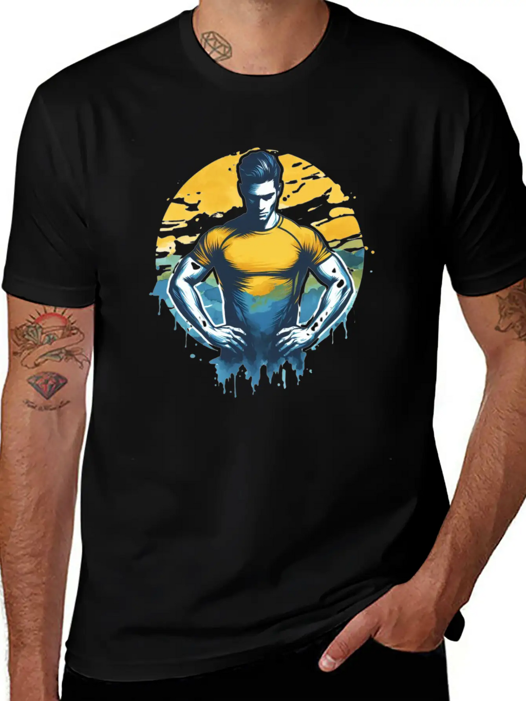 Sport Breathable Graphic T-Shirt – Perfect For Casual Days
