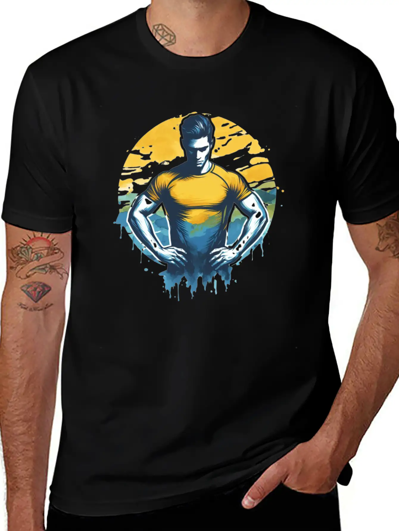 Sport Breathable Graphic T-Shirt – Perfect For Casual Days