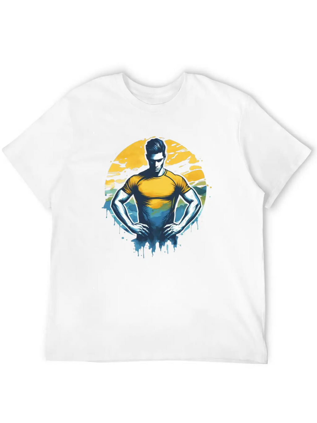 Sport Breathable Graphic T-Shirt – Perfect For Casual Days