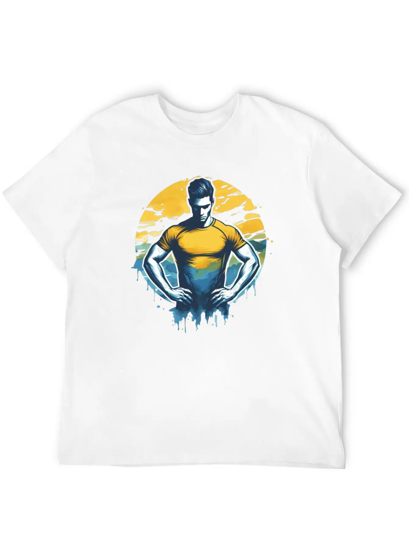 Sport Breathable Graphic T-Shirt – Perfect For Casual Days