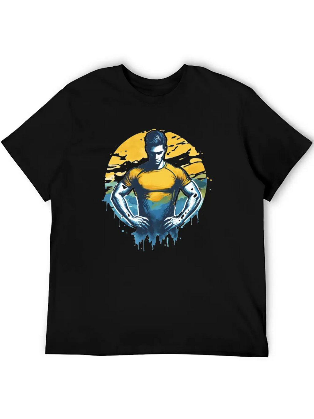 Sport Breathable Graphic T-Shirt – Perfect For Casual Days
