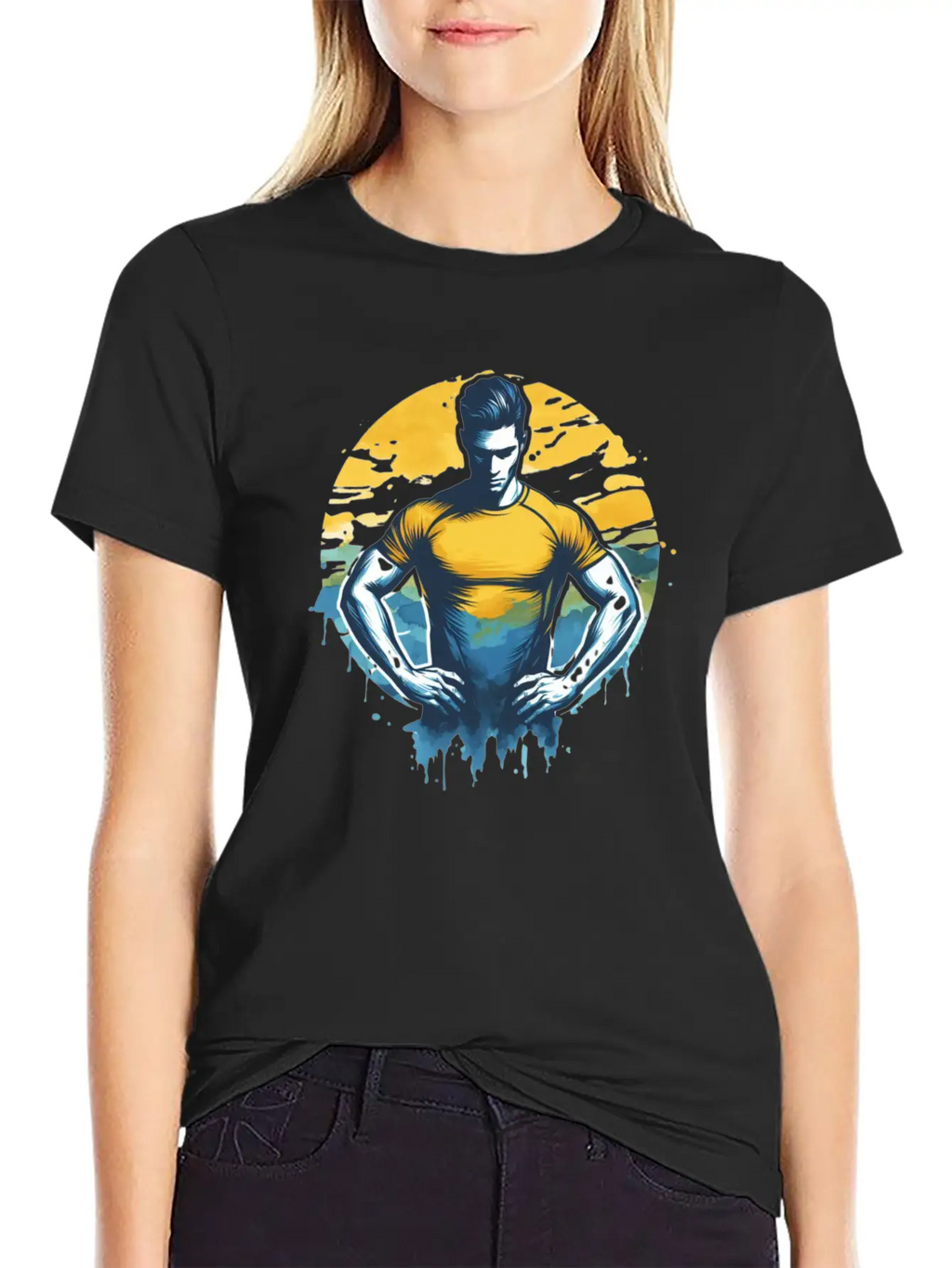 Sport Breathable Graphic T-Shirt – Perfect For Casual Days
