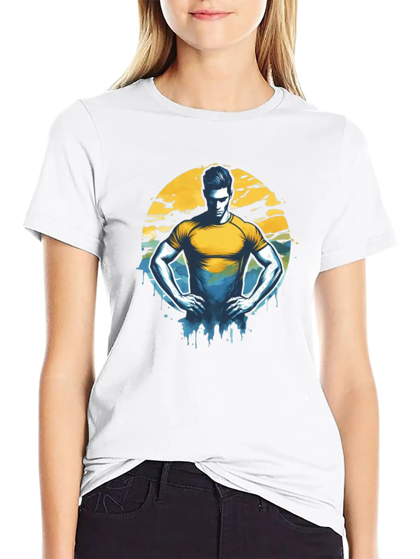 Sport Breathable Graphic T-Shirt – Perfect For Casual Days