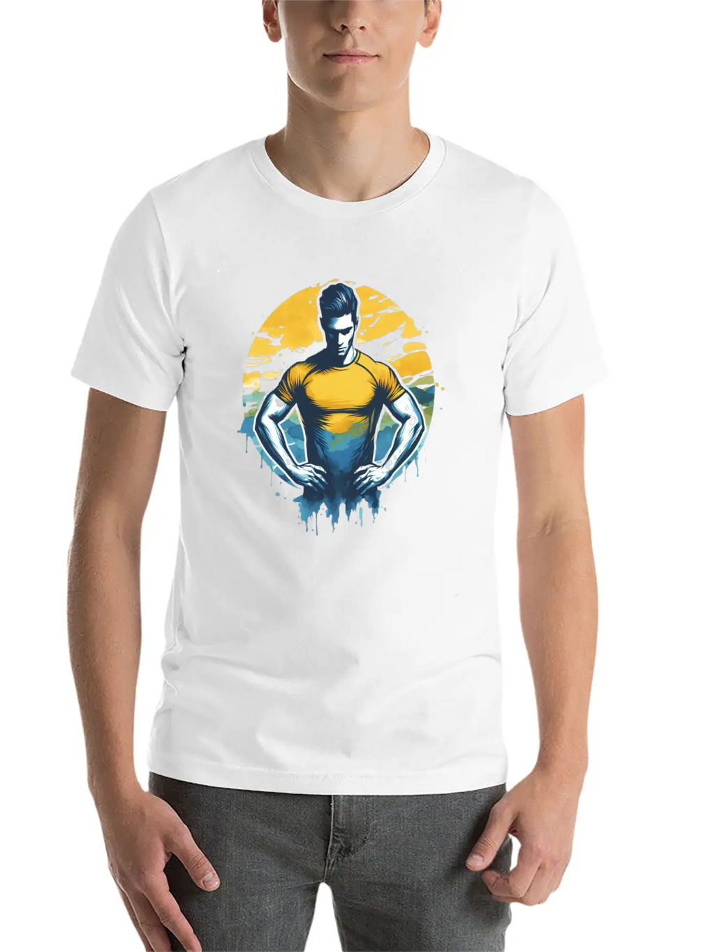 Sport Breathable Graphic T-Shirt – Perfect For Casual Days