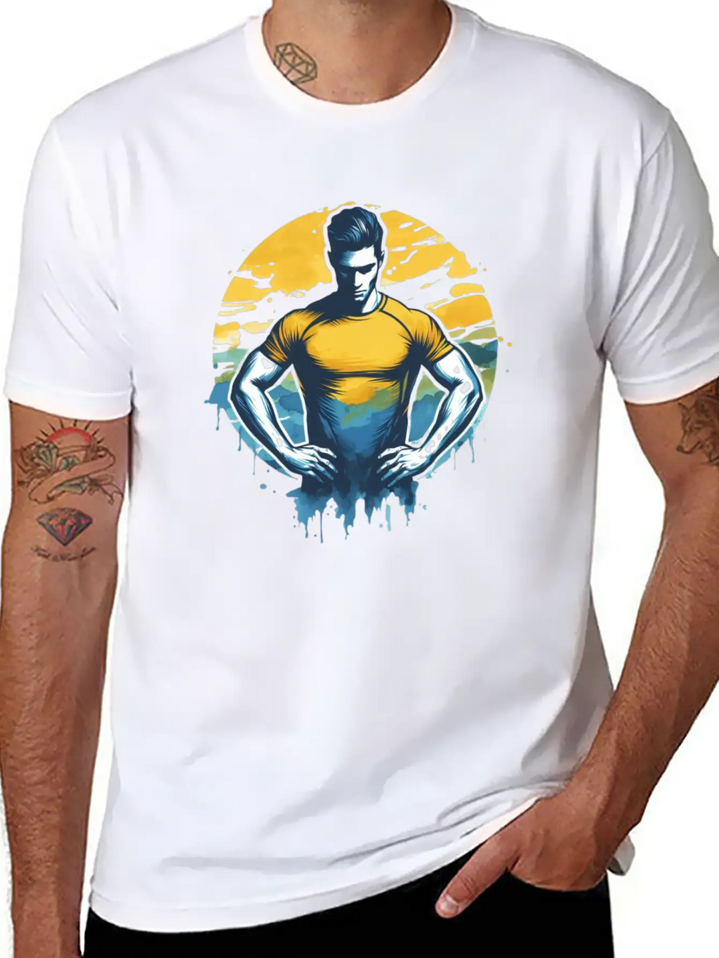 Sport Breathable Graphic T-Shirt – Perfect For Casual Days