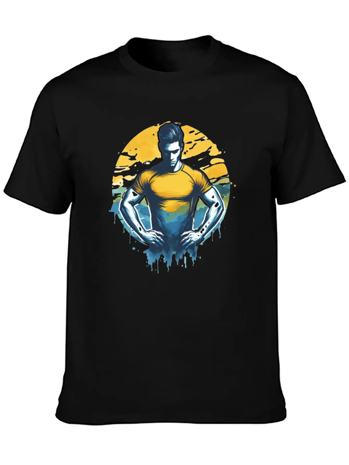 Sport Breathable Graphic T-Shirt – Perfect For Casual Days