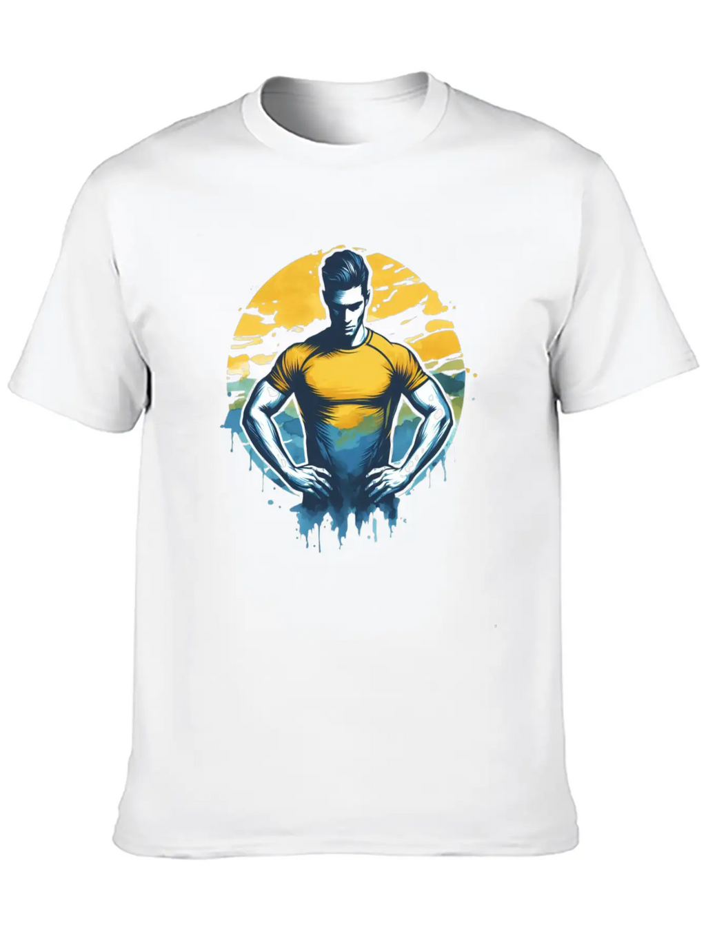 Sport Breathable Graphic T-Shirt – Perfect For Casual Days