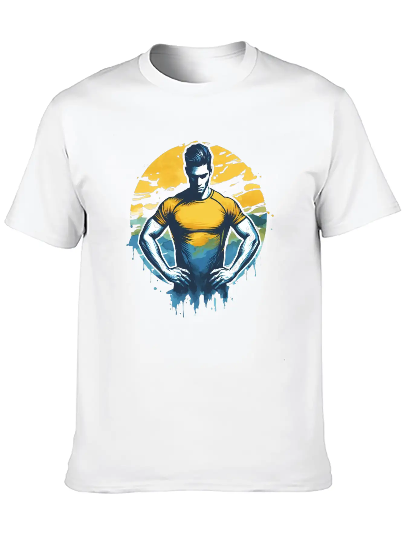 Sport Breathable Graphic T-Shirt – Perfect For Casual Days