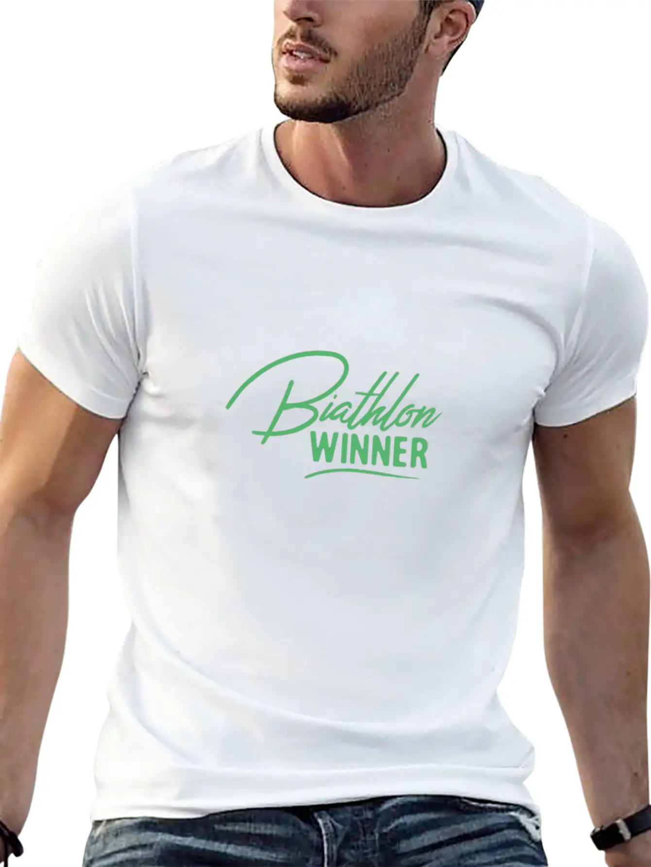 Sports Biathlon Biathlons Biathloner Athletes Unisex Casual T-Shirt – Clean Design For Daily Comfort