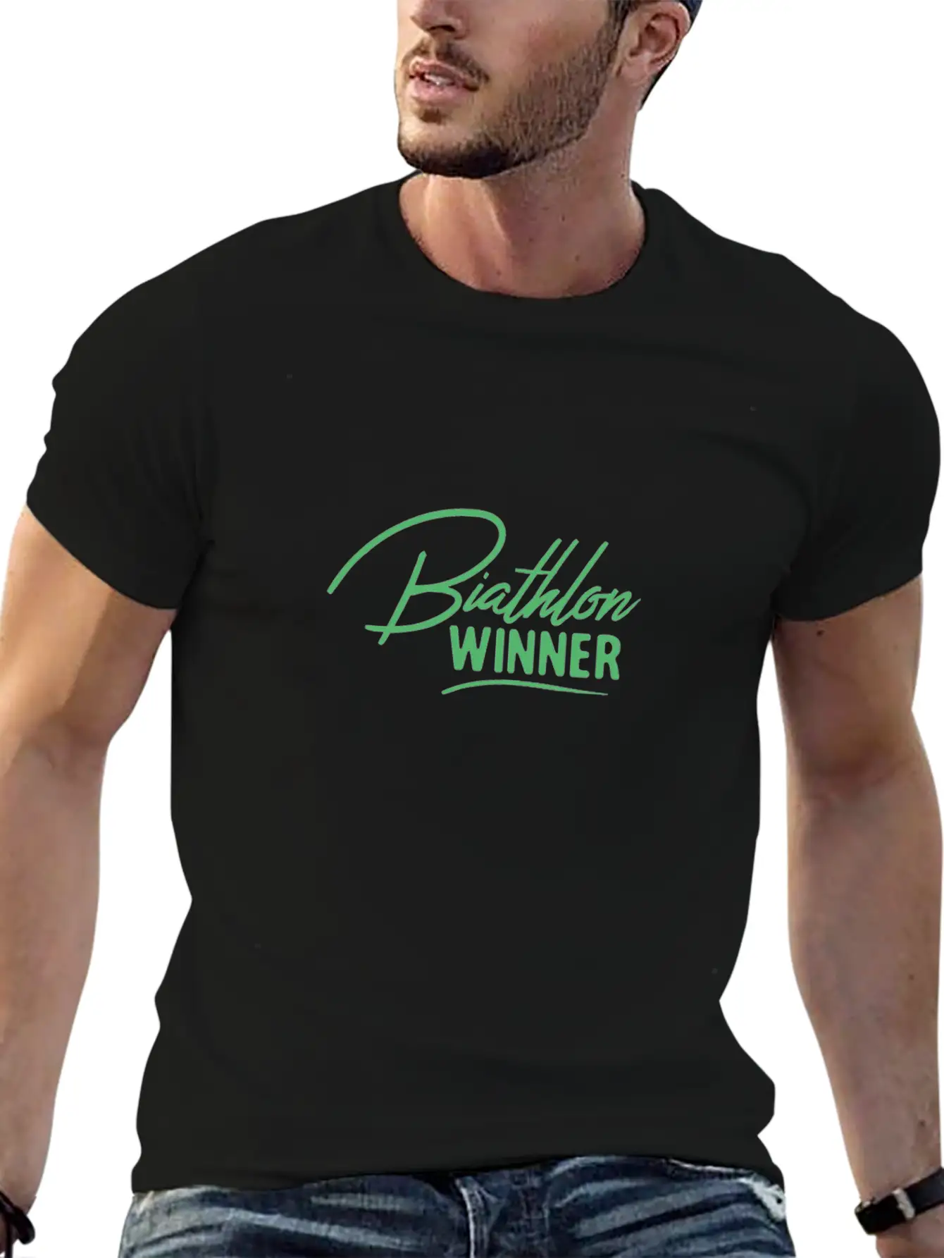 Sports Biathlon Biathlons Biathloner Athletes Unisex Casual T-Shirt – Clean Design For Daily Comfort