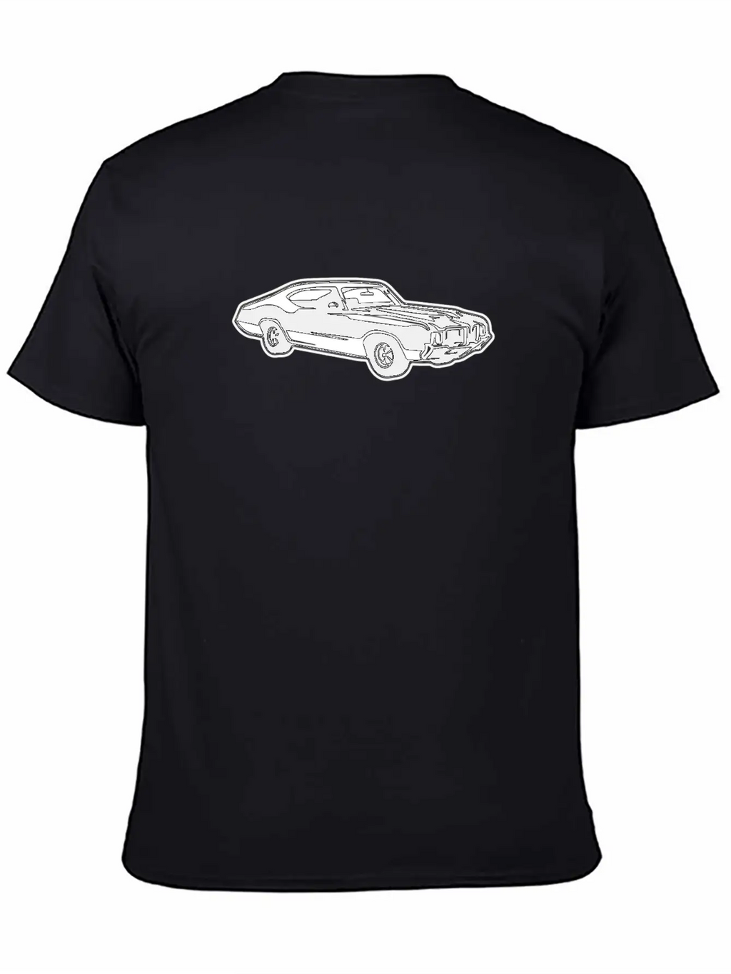 Sports Car Retro Style USA American Culture Essential Cotton Tee For Daily Outfits – Unisex Style