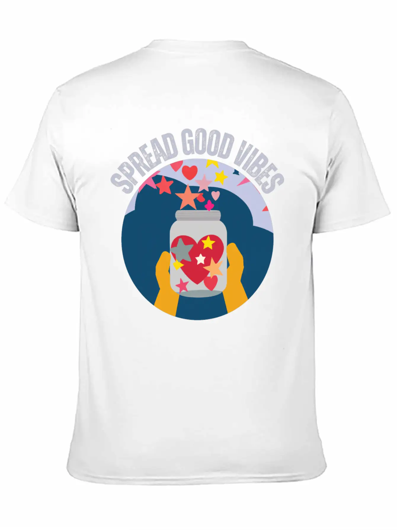 Spread Good Vibes Timeless Short Sleeve Tee – Comfy And Minimalist Design