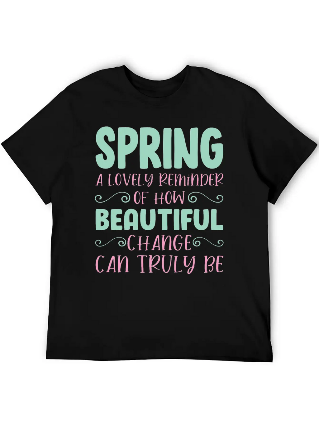 Spring A Lovely Reminder Breathable Graphic T-Shirt – Perfect For Casual Days