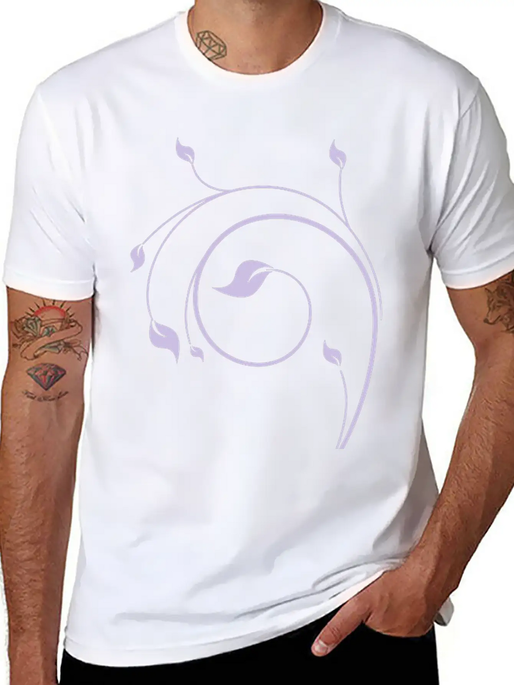 Spring Floral Basic Graphic T-Shirt – Daily Comfort In Soft Cotton