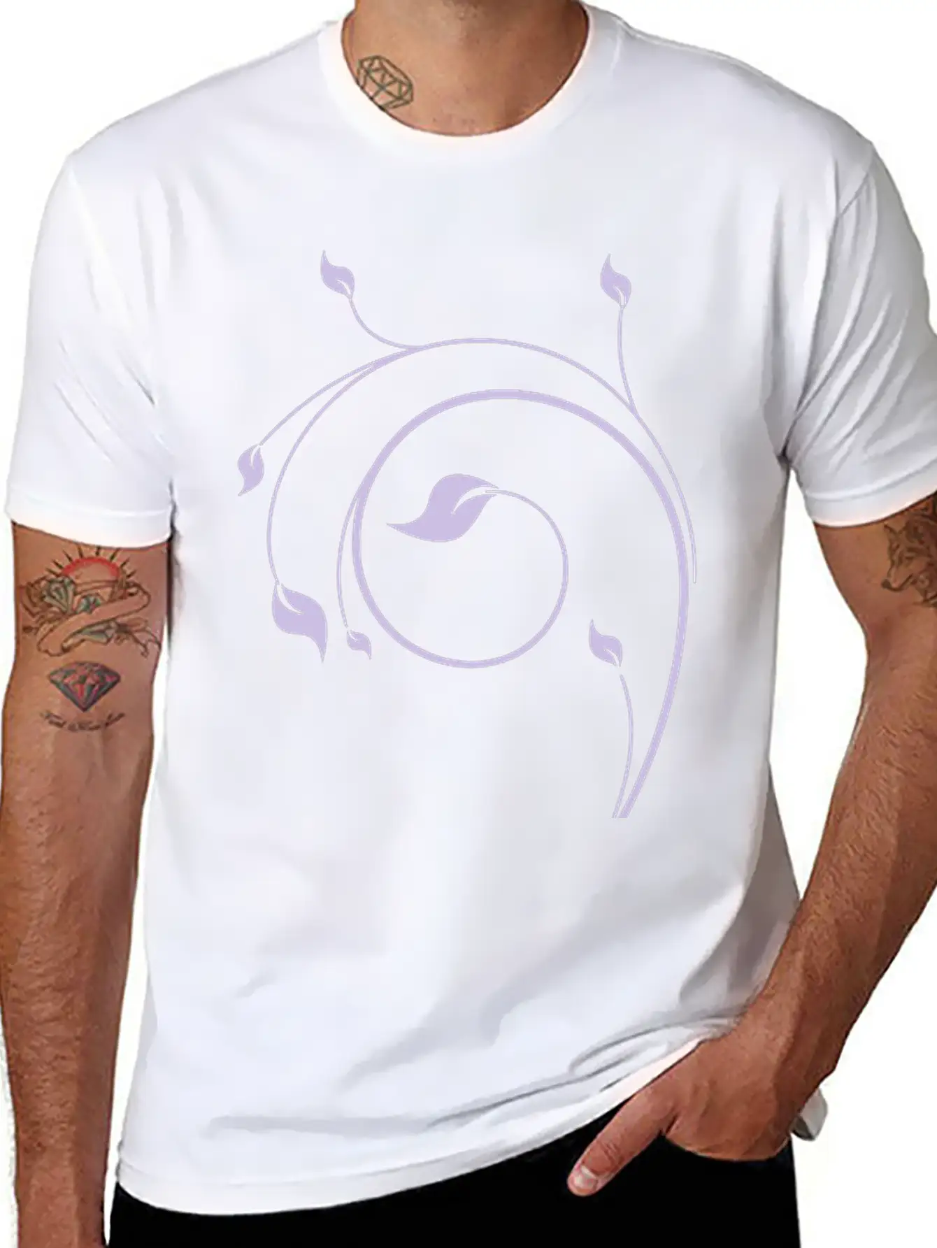 Spring Floral Basic Graphic T-Shirt – Daily Comfort In Soft Cotton