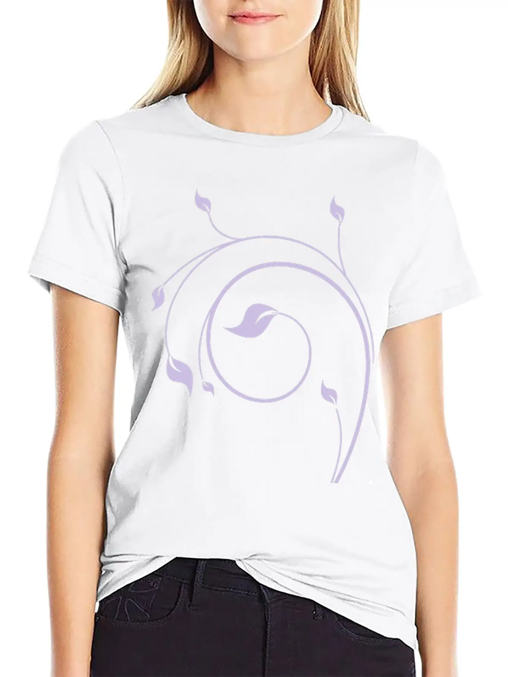 Spring Floral Basic Graphic T-Shirt – Daily Comfort In Soft Cotton